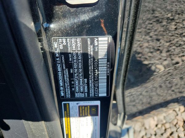 2017 MERCEDES-BENZ GLS GLS450-4M