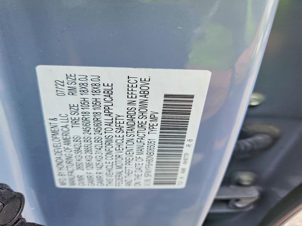 2022 HONDA PILOT