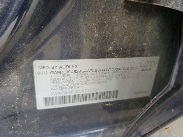 2012 AUDI A4 quattro Premium