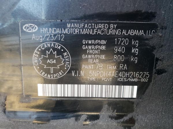 2013 HYUNDAI ELANTRA
