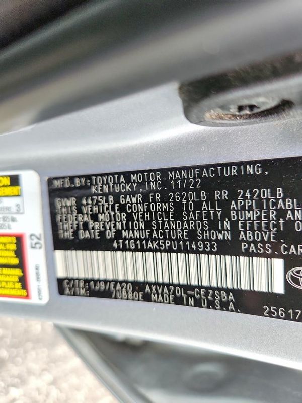 2023 TOYOTA CAMRY