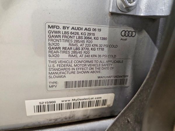 2019 AUDI Q7