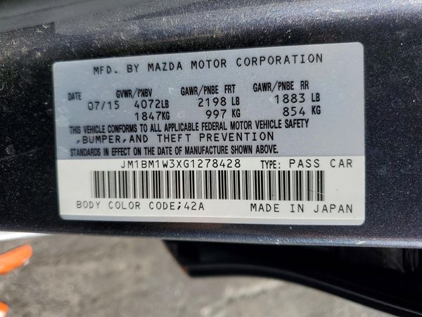 2016 MAZDA 3