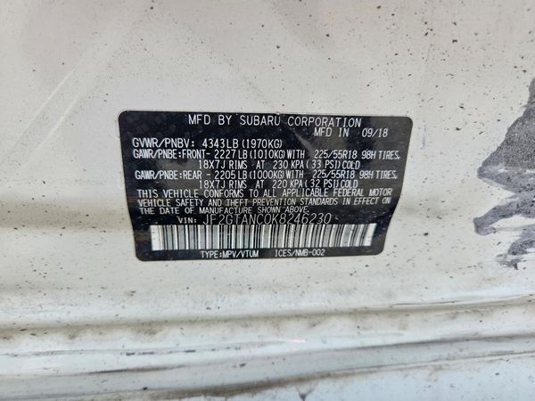 2019 SUBARU CROSSTREK Limited+ES+BSD+NAVI
