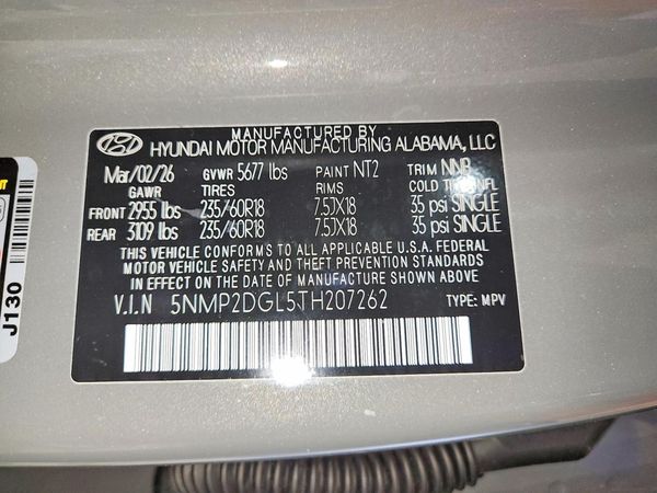 2026 HYUNDAI SANTA FE SEL