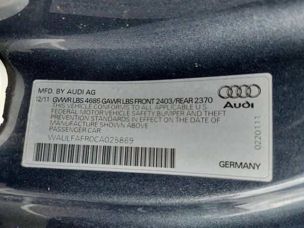 2012 AUDI A5 quattro Premium Plus