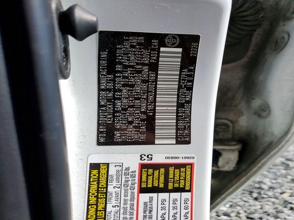 2018 TOYOTA CAMRY