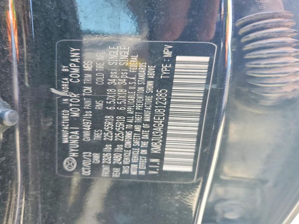 2014 HYUNDAI TUCSON GLS (Middle Level) — VINS