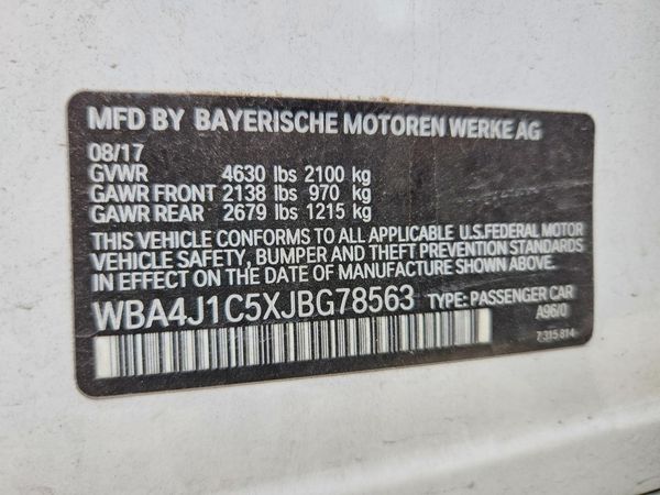 2018 BMW 430I