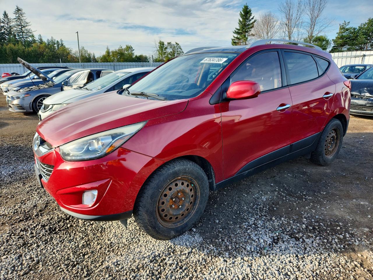 2014 HYUNDAI TUCSON GLS (Middle Level) — Front 3/4