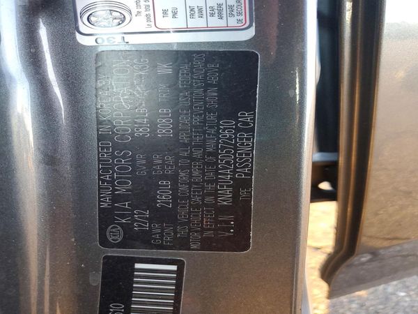 2013 KIA FORTE