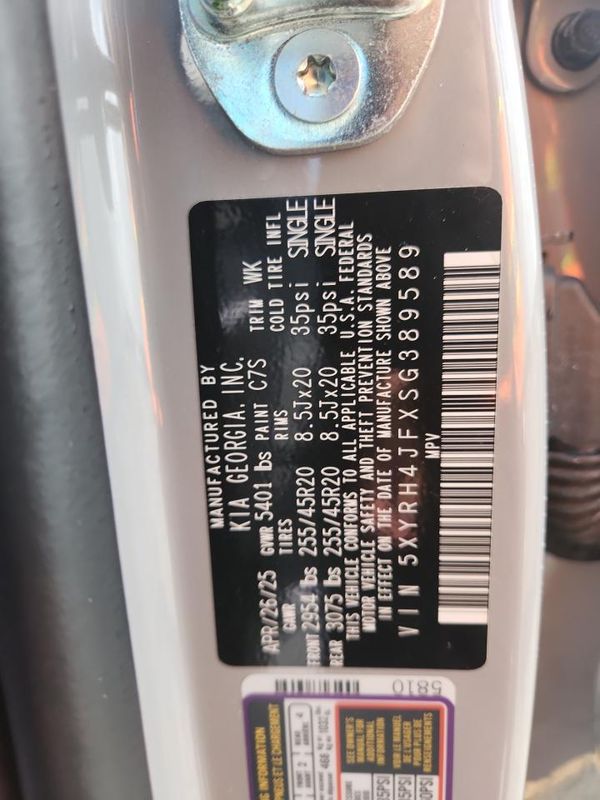 2025 KIA SORENTO EX; X-Line EX