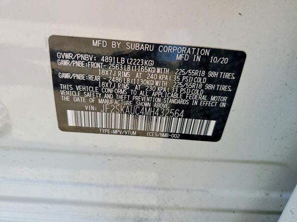 2021 SUBARU FORESTER Limited