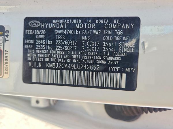 2020 HYUNDAI TUCSON