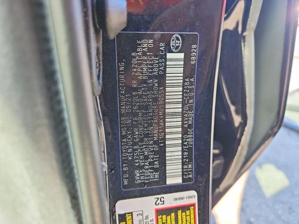 2021 TOYOTA CAMRY