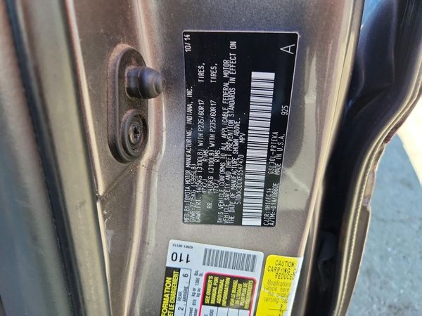 2015 TOYOTA SIENNA