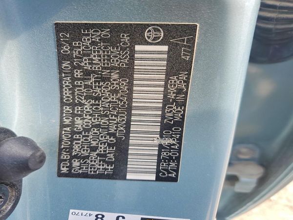2012 TOYOTA PRIUS