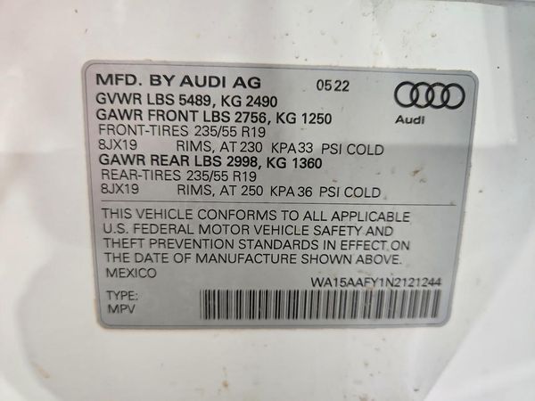 2022 AUDI Q5