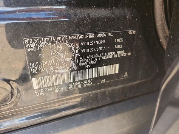 2021 TOYOTA RAV4 LE