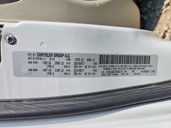 2015 DODGE GRAND CARAVAN SE