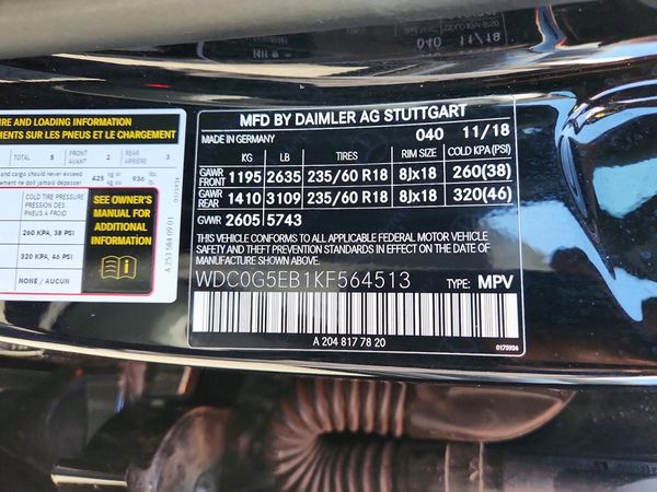 2019 MERCEDES-BENZ GLC GLC 350 e-4M