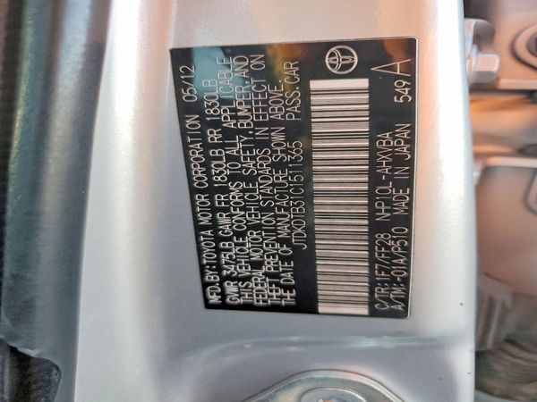2012 TOYOTA PRIUS