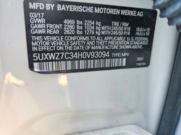 2017 BMW X3 sDrive28i