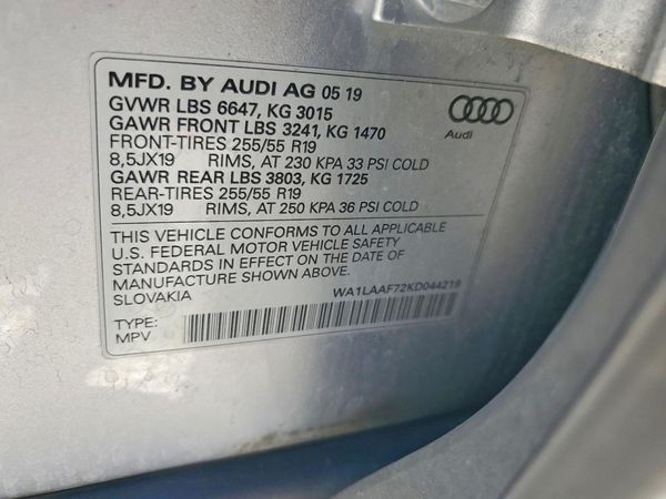 2019 AUDI Q7