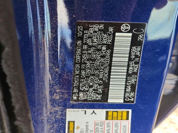 2024 TOYOTA PRIUS — VINS