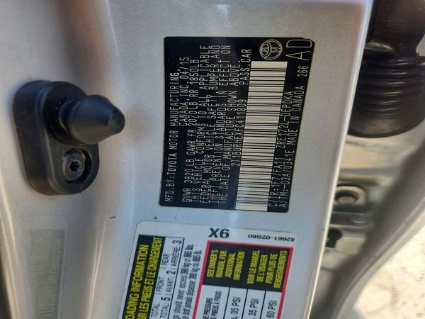2015 TOYOTA COROLLA L/LE