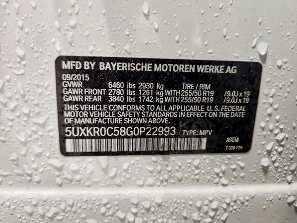 2016 BMW X5 xDrive35i