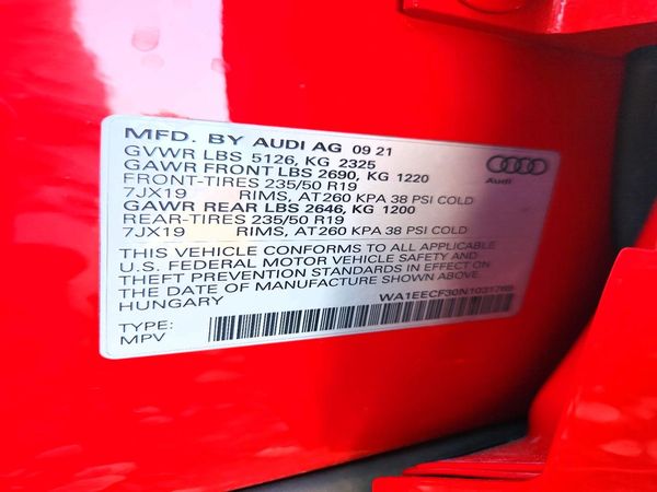 2022 AUDI Q3