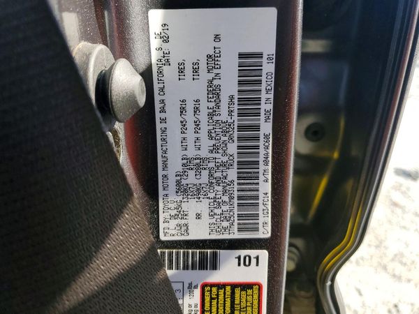 2019 TOYOTA TACOMA