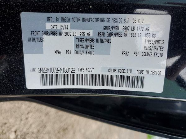 2015 MAZDA 3 Sport/GX
