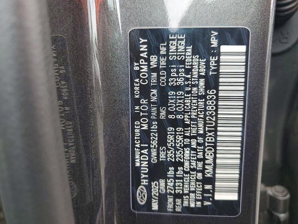 2026 GENESIS ALL OTHER 2.5T Advanced — VINS