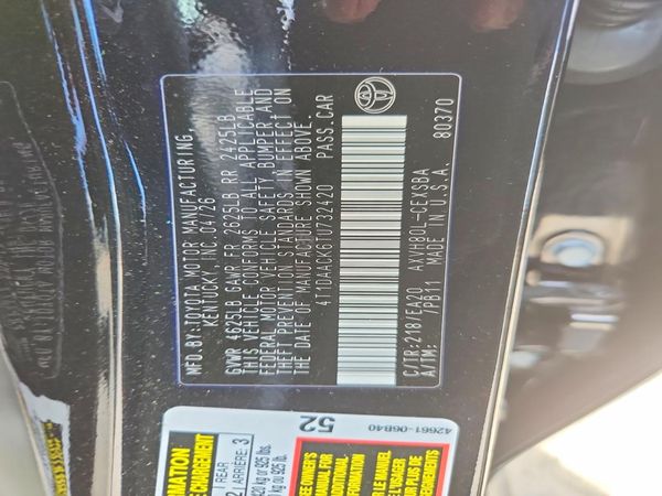 2026 TOYOTA CAMRY