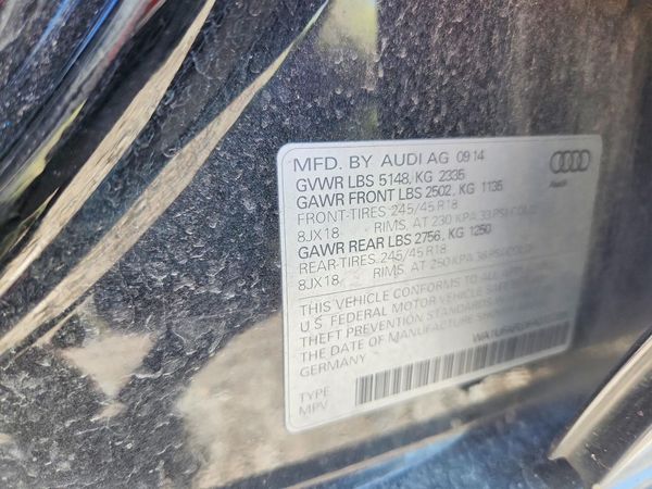 2015 AUDI A4 ALLROAD