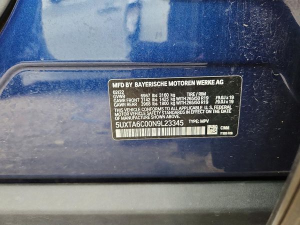 2022 BMW X5 xDrive45e