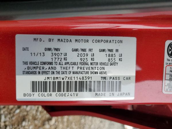 2014 MAZDA 3 Grand Touring/GT
