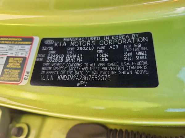 2017 KIA SOUL Base