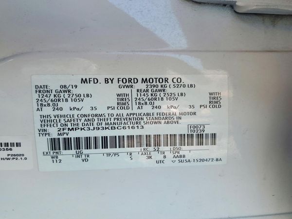 2019 FORD EDGE