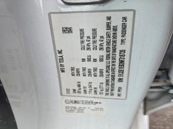2022 TESLA MODEL 3