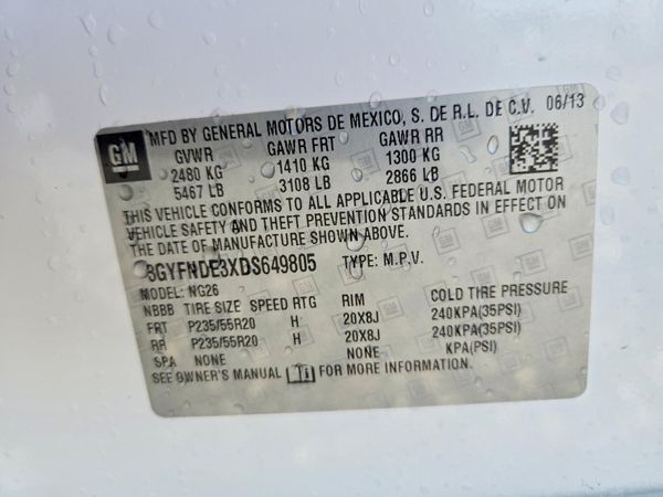 2013 CADILLAC SRX