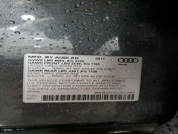 2018 AUDI Q3