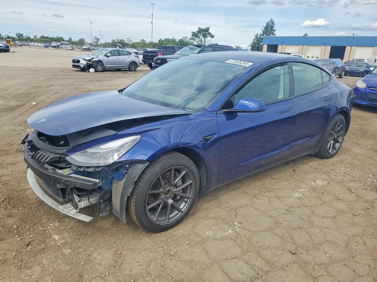 2021 TESLA MODEL 3 — Front 3/4