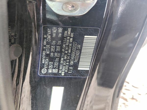 2019 HYUNDAI VELOSTER