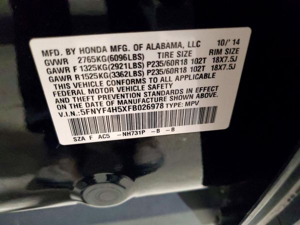 2020 HONDA PILOT EX-L