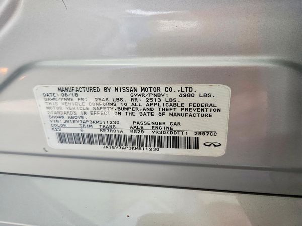 2019 INFINITI Q50