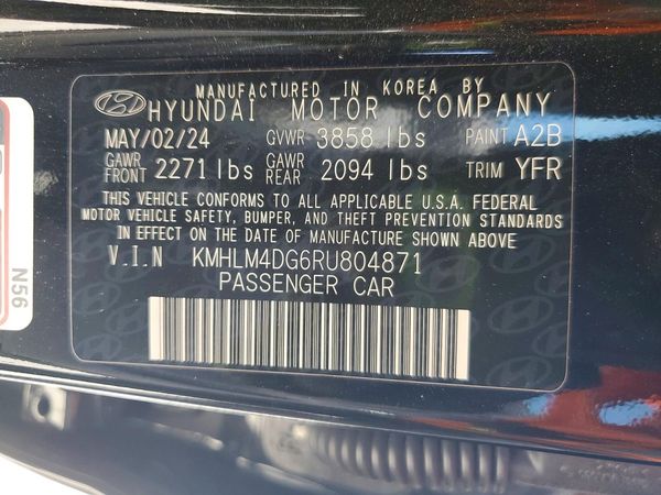 2024 HYUNDAI ELANTRA SEL — VINS