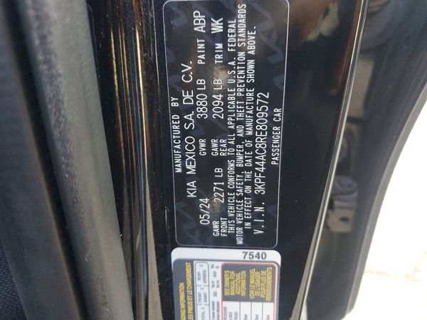 2024 KIA FORTE